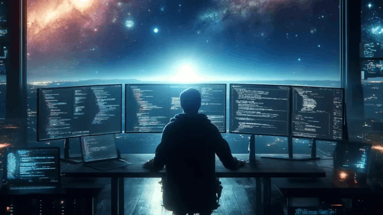 Fond d'écran d'un développeur